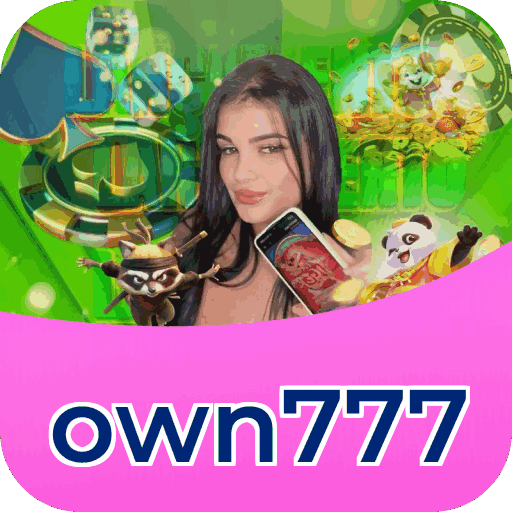 Interface do aplicativo own777 mostrando jogos disponíveis no iOS e Android